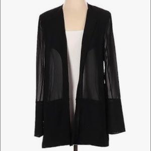French Connection Sheer Jacket with Pockets